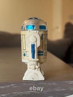 Vintage Star Wars R2-d2 Solid Dome With Working Click Action Figure 1977