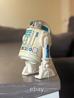 Vintage Star Wars R2-d2 Solid Dome With Working Click Action Figure 1977