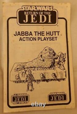 Vintage Star Wars (ROTJ) Jabba The Hutt, boxed from 1983 (Kenner)