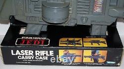 Vintage Star Wars ROTJ Laser Rifle Case withOriginal Box Kenner 1983 NIB