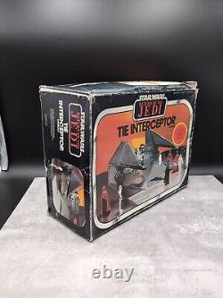 Vintage Star Wars ROTJ Tie Interceptor French Version Kenner Toy Boxed