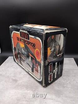 Vintage Star Wars ROTJ Tie Interceptor French Version Kenner Toy Boxed