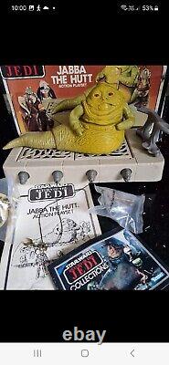 Vintage Star Wars ROTJ Unused Jabba the Hutt playset boxed MIB Complete