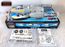 Vintage Star Wars ROTJ Y Wing Fighter All Parts + New Repro Box + Stickers