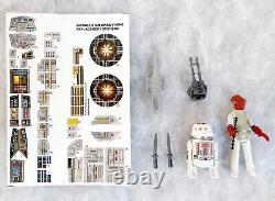 Vintage Star Wars ROTJ Y Wing Fighter All Parts + New Repro Box + Stickers