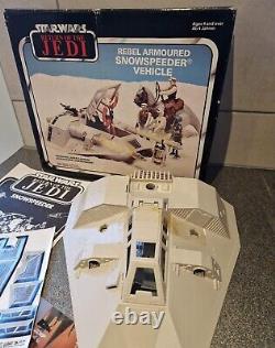 Vintage Star Wars ROTJ unused contents snowspeeder MIB