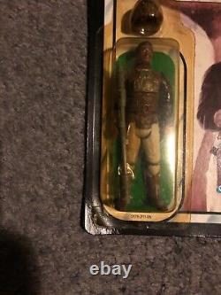 Vintage Star Wars RTJ Lando Skiff 1983 Carded Unpunched 77 Figure Wave