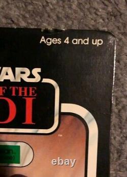 Vintage Star Wars RTJ Lando Skiff 1983 Carded Unpunched 77 Figure Wave