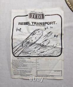 Vintage Star Wars? Rebel Transport? Kenner Action Figures Complete E124