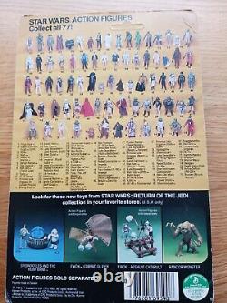 Vintage Star Wars Ree-Yees on Card Kenner ROTJ 77 Back