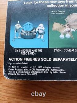 Vintage Star Wars Ree-Yees on Card Kenner ROTJ 77 Back