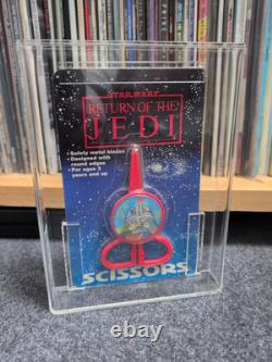 Vintage Star Wars Return Of The Jedi Scissors Graded Ukg75 Imperial Shuttle