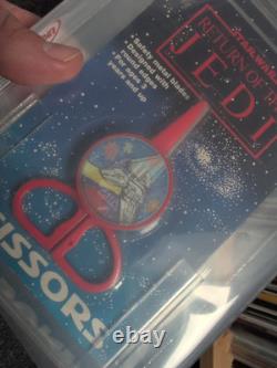 Vintage Star Wars Return Of The Jedi Scissors Graded Ukg75 Imperial Shuttle