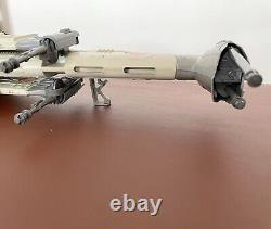 Vintage Star Wars Rotj B-Wing Fighter Vehicle & Acrylic Stand Complete Original