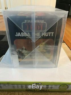 Vintage Star Wars Rotj Jabba The Hutt Playset Misb Kenner Afa 80