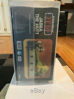 Vintage Star Wars Rotj Jabba The Hutt Playset Misb Kenner Afa 80