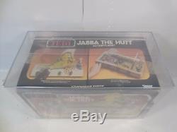 Vintage Star Wars Rotj Jabba The Hutt Playset Sealed Kenner Afa Graded 70 Ex+