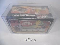 Vintage Star Wars Rotj Jabba The Hutt Playset Sealed Kenner Afa Graded 70 Ex+