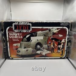 Vintage Star Wars Rotj Slave 1 One Boba Fett Spaceship Vehicle Boxed