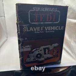 Vintage Star Wars Rotj Slave 1 One Boba Fett Spaceship Vehicle Boxed