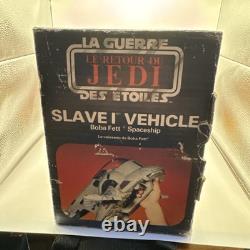 Vintage Star Wars Rotj Slave 1 One Boba Fett Spaceship Vehicle Boxed