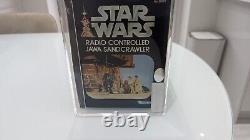 Vintage Star Wars Sandcrawler UKG 70 Open Unused 1978 Kenner Graded Boxed