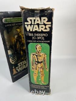 Vintage Star Wars See-Threepio C-3PO 12 Large Size Action Figure Original Box