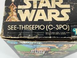 Vintage Star Wars See-Threepio C-3PO 12 Large Size Action Figure Original Box