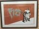Vintage Star Wars Silkscreen Print On Canvas R2d2 Vandal Series Ryan Callanan