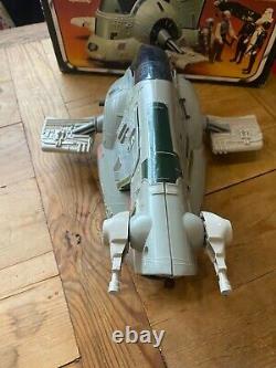 Vintage Star Wars Slave 1 1981 Meccano Boxed Instructions ROTJ GDE Bi-Logo