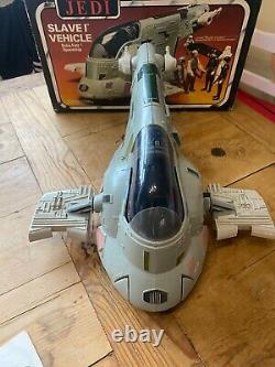 Vintage Star Wars Slave 1 1981 Meccano Boxed Instructions ROTJ GDE Bi-Logo