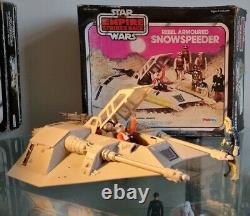 Vintage Star Wars Snowspeeder 1982 Kenner Original Boxed Luke/Han Hasbro Figure