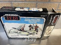 Vintage Star Wars Snowspeeder Vehicle ROTJ Boxed Good Working Condition