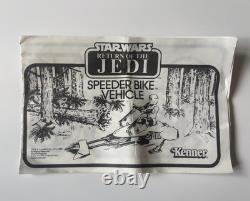 Vintage Star Wars Speeder Bike. Boxed