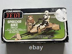 Vintage Star Wars Speeder Bike Boxed Complete and Sealed ROTJ