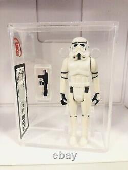 Vintage Star Wars Stormtrooper No Coo Graded 80% Via Ukg