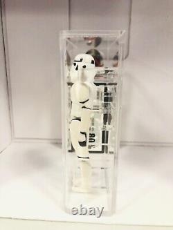 Vintage Star Wars Stormtrooper No Coo Graded 80% Via Ukg