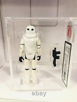 Vintage Star Wars Stormtrooper No Coo Graded 80% Via Ukg