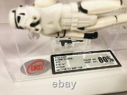 Vintage Star Wars Stormtrooper No Coo Graded 80% Via Ukg