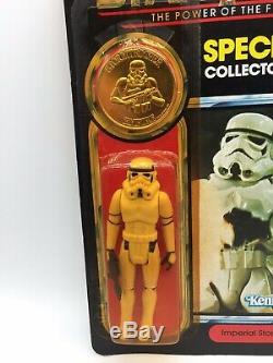 Vintage Star Wars Stormtrooper POTF MOC Figure Kenner Toys Power Of Force 1985
