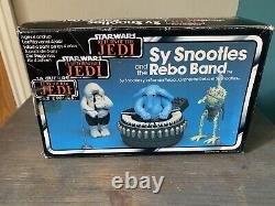 Vintage Star Wars Sy Snootles And The Rebo Band With Original Box Rotj