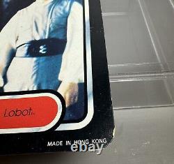 Vintage Star Wars Tri Logo Carded Lobot Figure Palitoy Hong Kong Moc