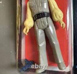 Vintage Star Wars Tri Logo Carded Lobot Figure Palitoy Hong Kong Moc