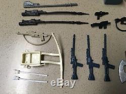 Vintage Star Wars Weapons Lot Ewok Hoods Staff Blaster Rifle Kenner Original