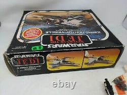 Vintage Star Wars X-wing Fighter Vehicle With Battle Damaged Look, Boxed, Rotj