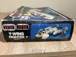 Vintage Star Wars Y Wing Fighter 1983 With Box And Instructions