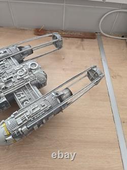 Vintage Star Wars Y-Wing Fighter 1999 Hasbro Rare Yellow Varient