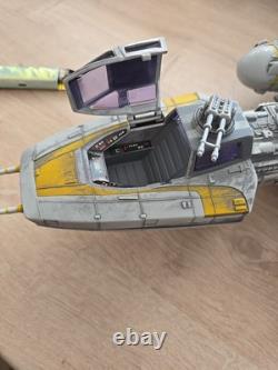 Vintage Star Wars Y-Wing Fighter 1999 Hasbro Rare Yellow Varient