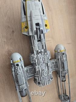 Vintage Star Wars Y-Wing Fighter 1999 Hasbro Rare Yellow Varient