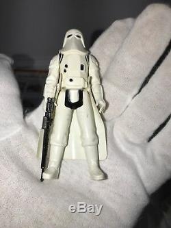 Vintage Star Wars YPS German Hoth Snowtrooper With Comic In Acrylic Case LOOK